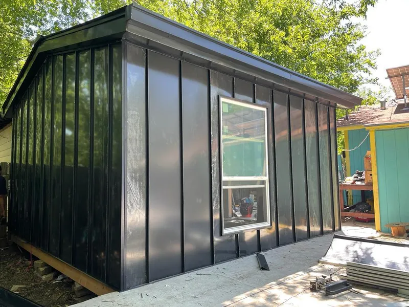 Black standing seam metal wall panels for Roof Inspection in Spokane Valley